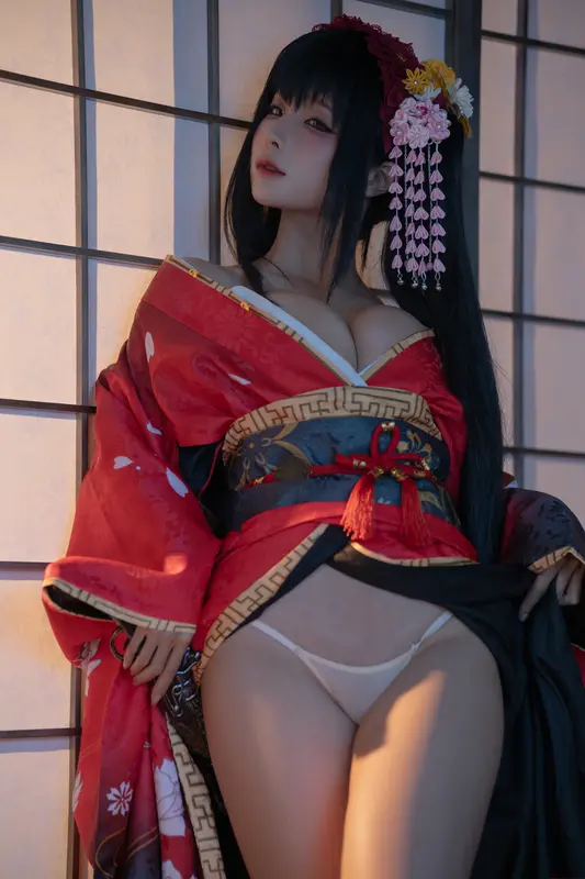 蠢沫沫 NO.306 狂三和服cos正片 – 023.webp