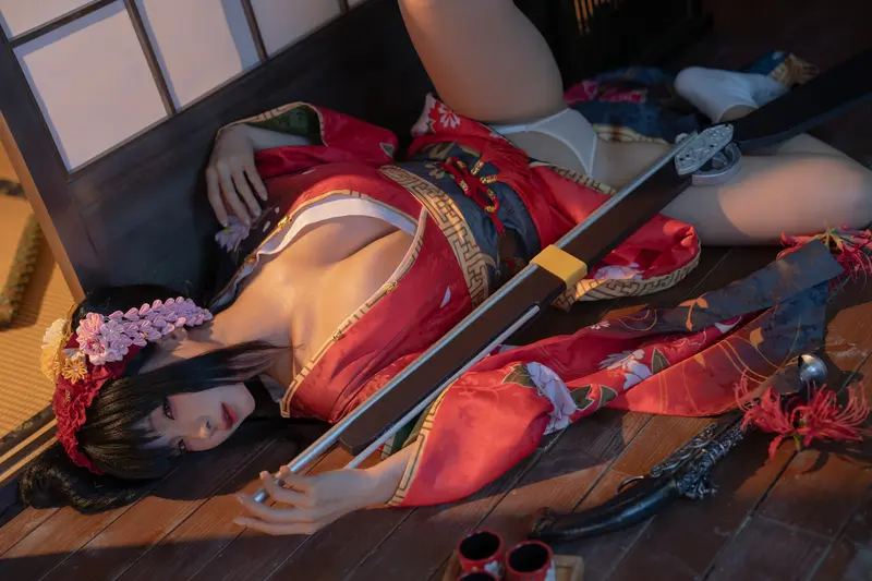 蠢沫沫 NO.306 狂三和服cos正片 – 029.webp