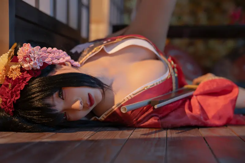 蠢沫沫 NO.306 狂三和服cos正片 – 032.webp