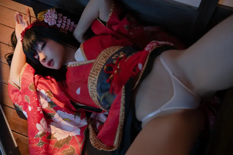蠢沫沫 NO.306 狂三和服cos正片 – 036.webp