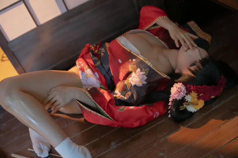 蠢沫沫 NO.306 狂三和服cos正片 – 042.webp