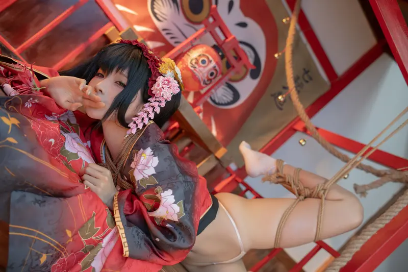 蠢沫沫 NO.306 狂三和服cos正片 – 059.webp
