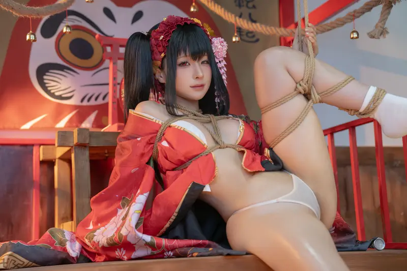 蠢沫沫 NO.306 狂三和服cos正片 – 062.webp