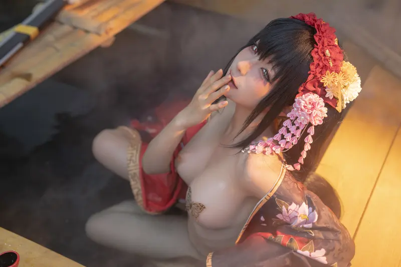 蠢沫沫 NO.306 狂三和服cos正片 – 102.webp