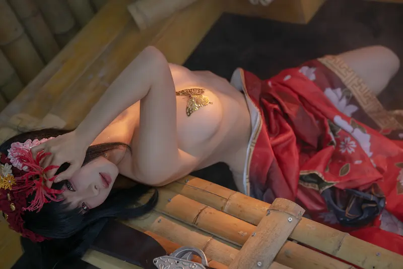 蠢沫沫 NO.306 狂三和服cos正片 – 141.webp