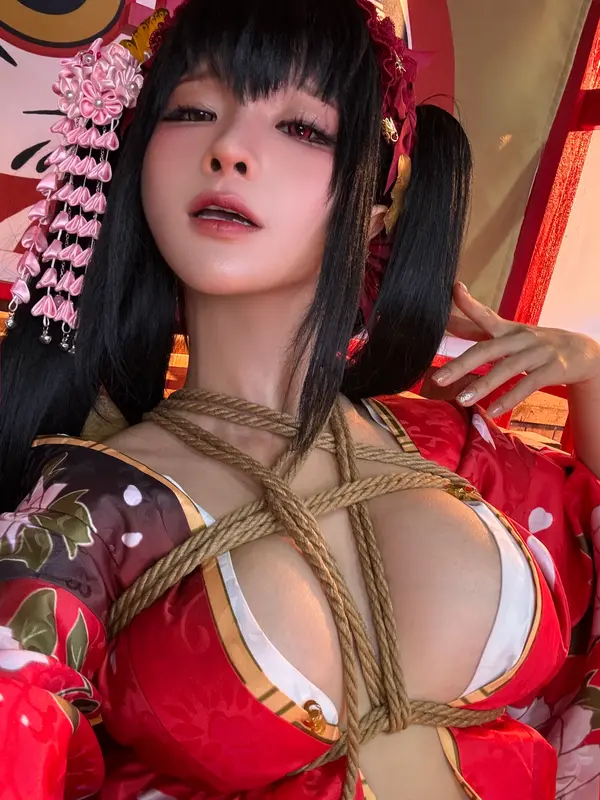 蠢沫沫 NO.306 狂三和服cos花絮 – 019.webp