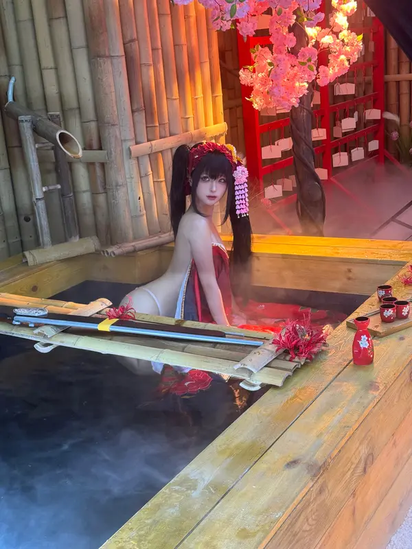 蠢沫沫 NO.306 狂三和服cos花絮 – 025.webp