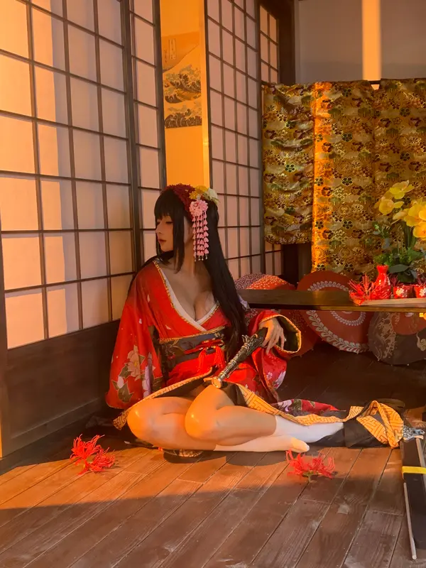 蠢沫沫 NO.306 狂三和服cos花絮 – 038.webp