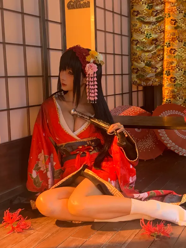 蠢沫沫 NO.306 狂三和服cos花絮 – 039.webp
