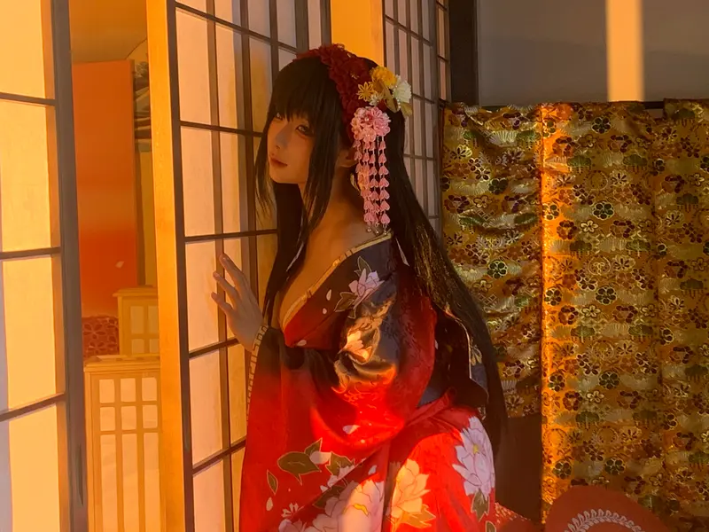 蠢沫沫 NO.306 狂三和服cos花絮 – 044.webp