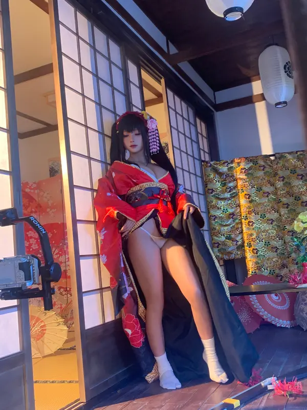 蠢沫沫 NO.306 狂三和服cos花絮 – 045.webp