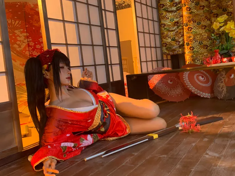 蠢沫沫 NO.306 狂三和服cos花絮 – 048.webp