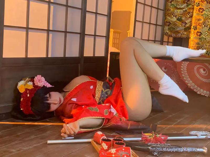 蠢沫沫 NO.306 狂三和服cos花絮 – 054.webp