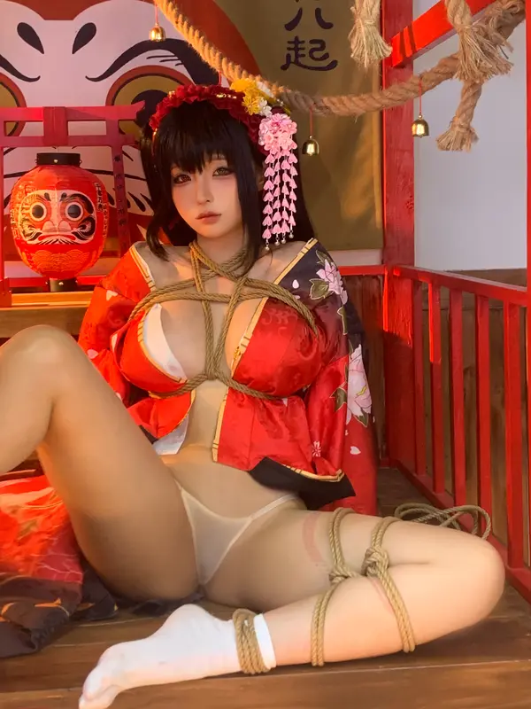 蠢沫沫 NO.306 狂三和服cos花絮 – 064.webp