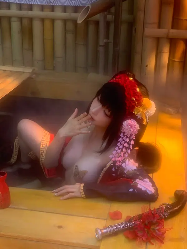 蠢沫沫 NO.306 狂三和服cos花絮 – 091.webp