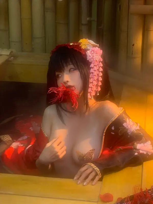 蠢沫沫 NO.306 狂三和服cos花絮 – 094.webp