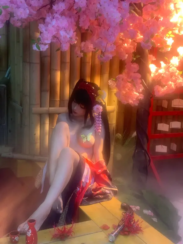 蠢沫沫 NO.306 狂三和服cos花絮 – 102.webp