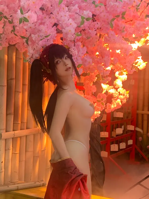 蠢沫沫 NO.306 狂三和服cos花絮 – 103.webp