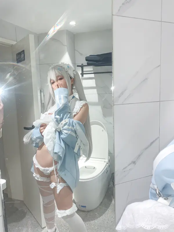 蠢沫沫 NO.321 水色-花絮 – 001.webp