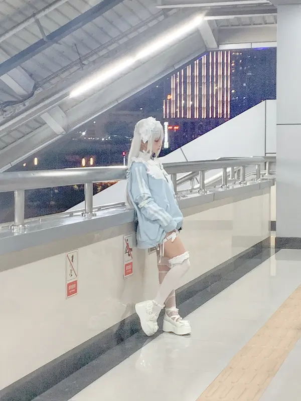 蠢沫沫 NO.321 水色-花絮 – 015.webp