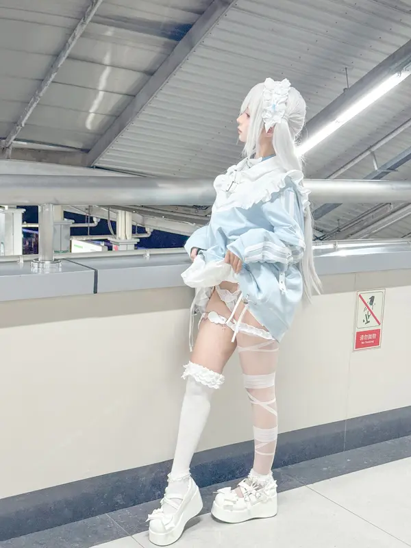 蠢沫沫 NO.321 水色-花絮 – 021.webp