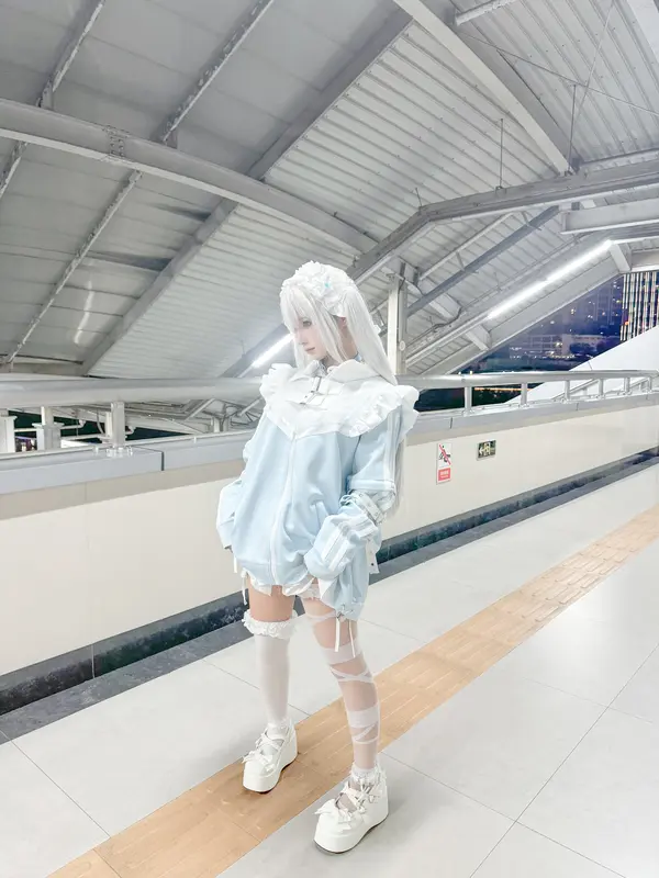 蠢沫沫 NO.321 水色-花絮 – 024.webp