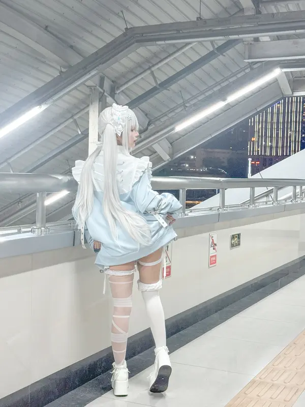 蠢沫沫 NO.321 水色-花絮 – 025.webp