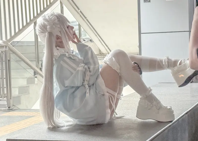 蠢沫沫 NO.321 水色-花絮 – 033.webp