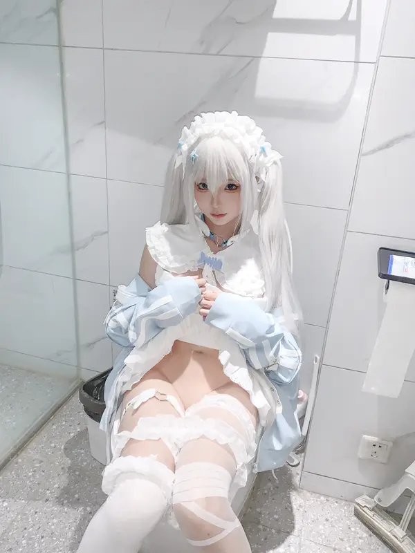 蠢沫沫 NO.321 水色-花絮 – 039.webp