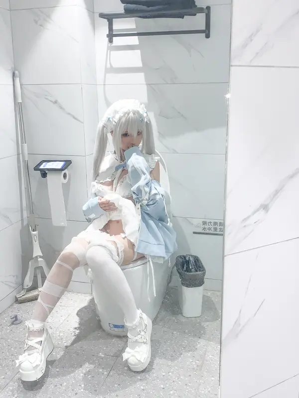 蠢沫沫 NO.321 水色-花絮 – 045.webp