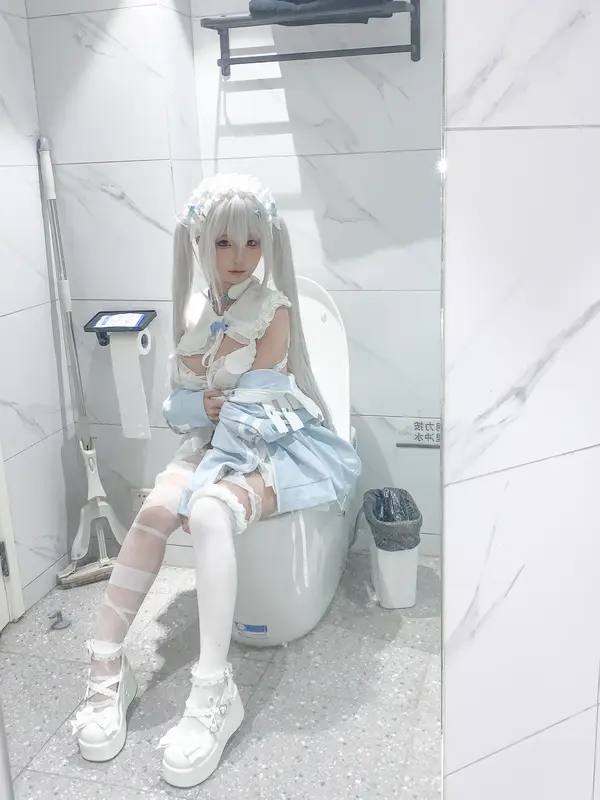 蠢沫沫 NO.321 水色-花絮 – 046.webp