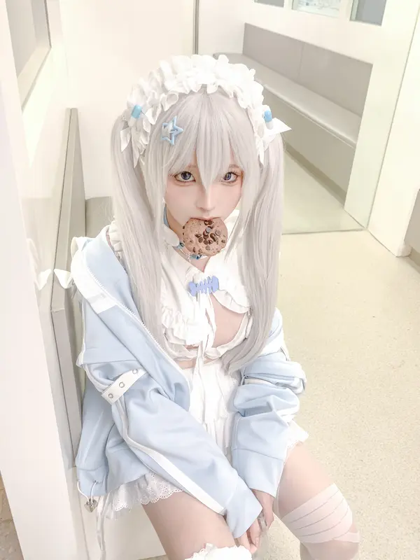 蠢沫沫 NO.321 水色-花絮 – 063.webp