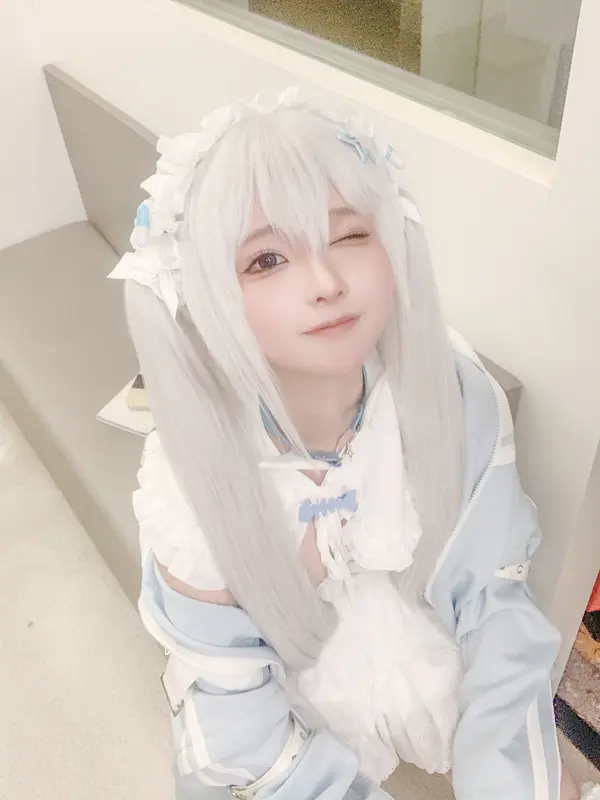 蠢沫沫 NO.321 水色-花絮 – 064.webp