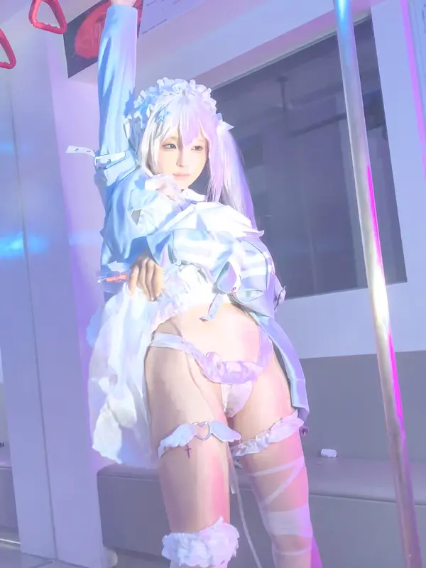 蠢沫沫 NO.321 水色-花絮 – 076.webp