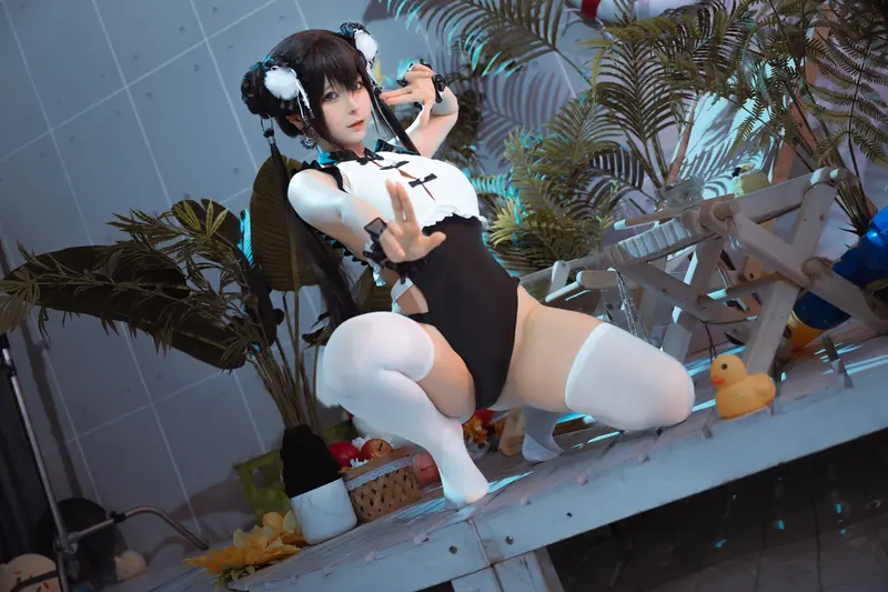 蠢沫沫 NO.322 熊猫娘 – 004.webp