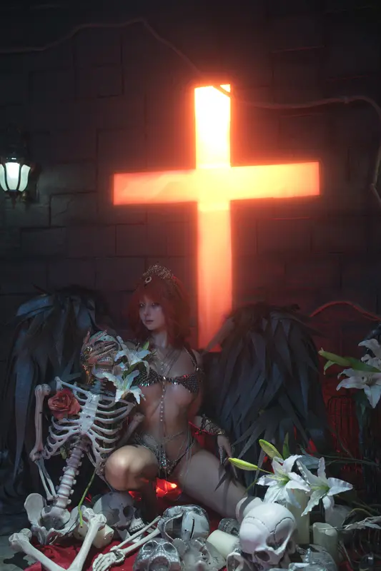 蠢沫沫 NO.323 黑天使 – 057.webp