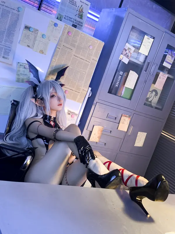 蠢沫沫 NO.326 银镜伊织花絮 – 021.webp