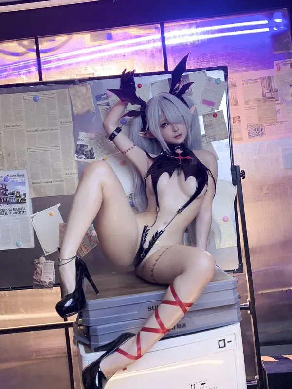 蠢沫沫 NO.326 银镜伊织花絮 – 034.webp