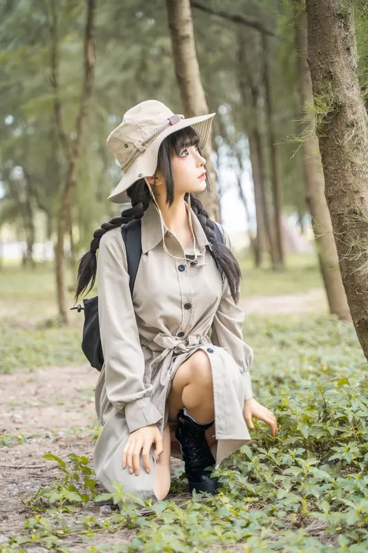 蠢沫沫 NO.327 露营 – 001.webp