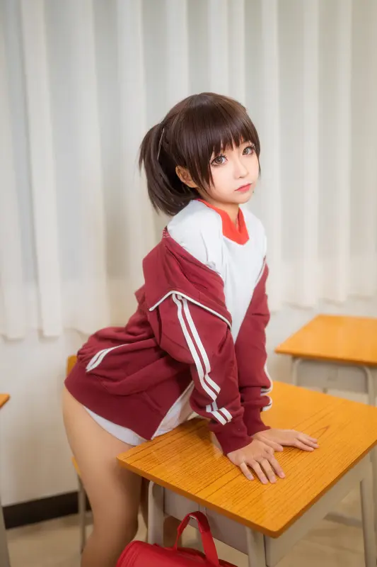 蠢沫沫 NO.33 体操服红 – 001.webp