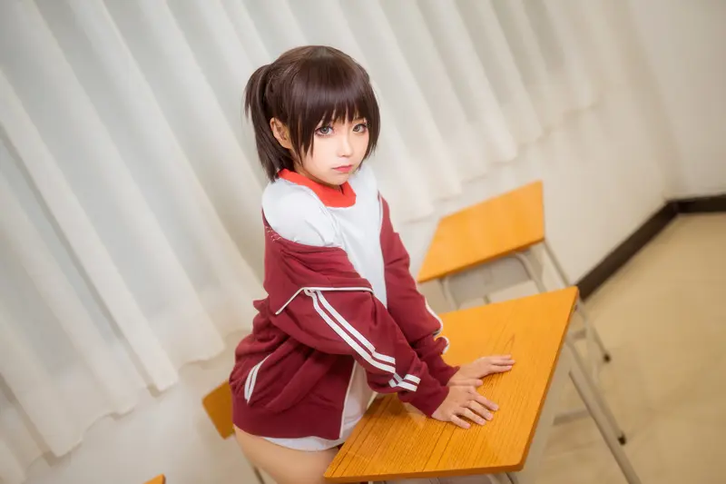 蠢沫沫 NO.33 体操服红 – 002.webp