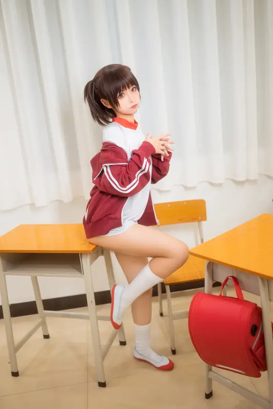 蠢沫沫 NO.33 体操服红 – 003.webp