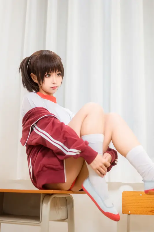 蠢沫沫 NO.33 体操服红 – 004.webp