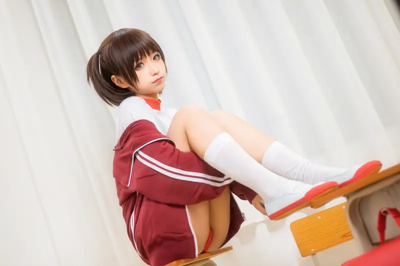 蠢沫沫 NO.33 体操服红 – 009.webp