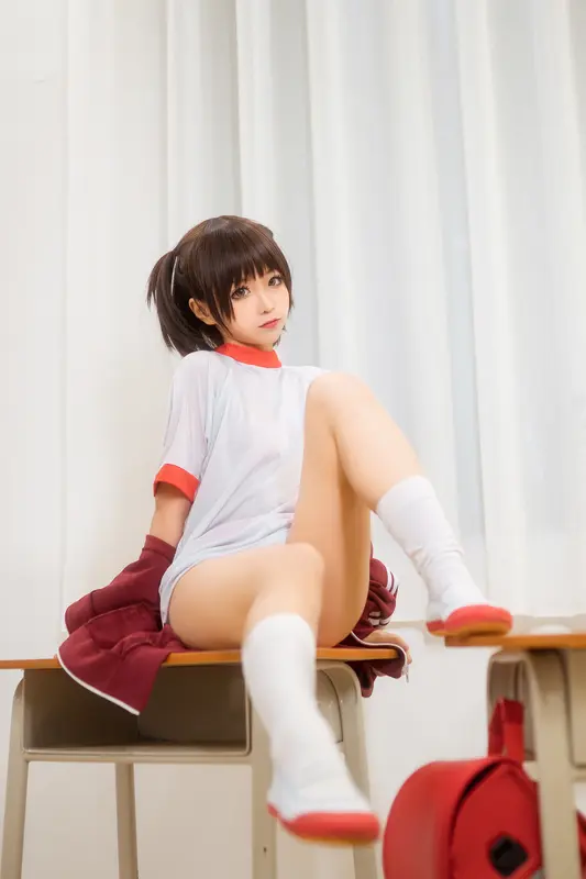 蠢沫沫 NO.33 体操服红 – 011.webp