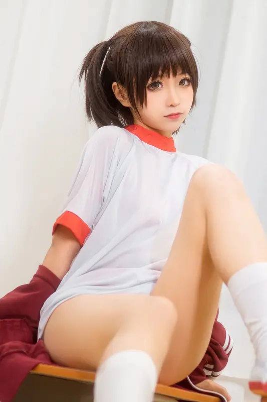 蠢沫沫 NO.33 体操服红 – 012.webp