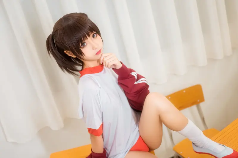 蠢沫沫 NO.33 体操服红 – 013.webp