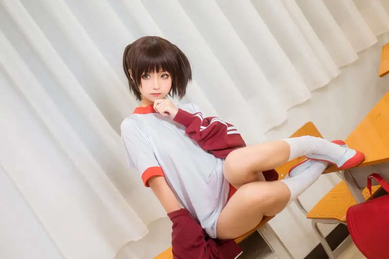 蠢沫沫 NO.33 体操服红 – 014.webp