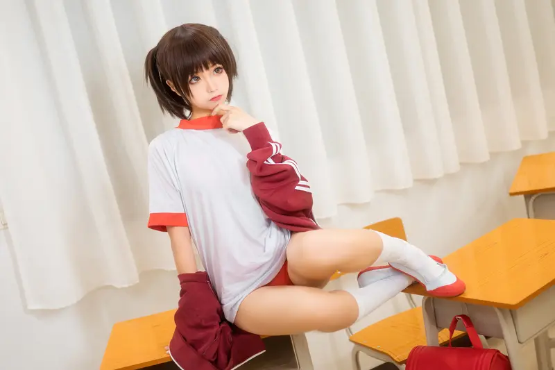 蠢沫沫 NO.33 体操服红 – 015.webp