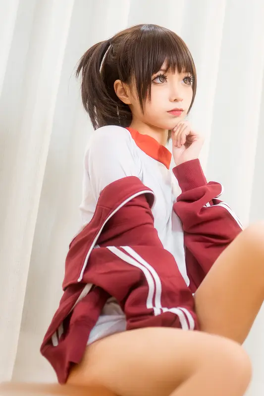 蠢沫沫 NO.33 体操服红 – 018.webp